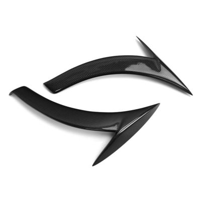 Włókno węglowe Auto Side Fender Air Vent Trim dla BENZ C-Class W205 C63 4 drzwi
